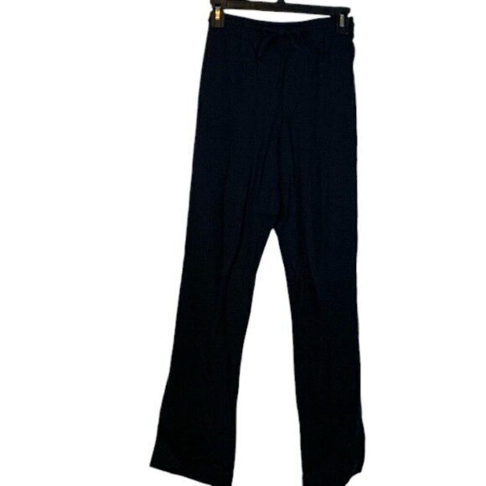 Rosin Black Linen Rayon Ankle Pants Size 2X #VEG-0028
